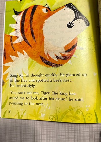 Sang Kancil and the tiger İngilizce Hikaye Kitabı - Görsel 3