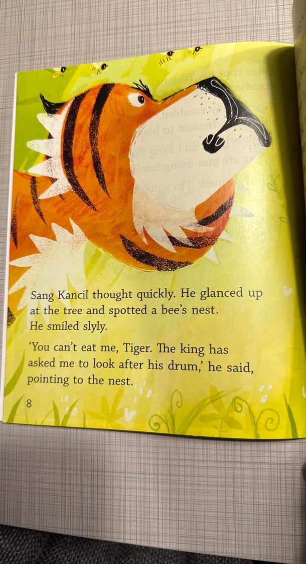 Sang Kancil and the tiger İngilizce Hikaye Kitabı - Görsel 3