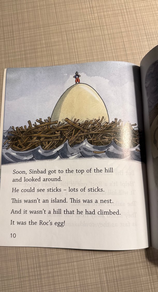 Sinbad and the roc İngilizce  Hikaye Kitabı - Görsel 3