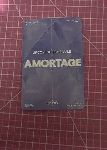 Jisoo Amortage Lomo kart - Görsel 3