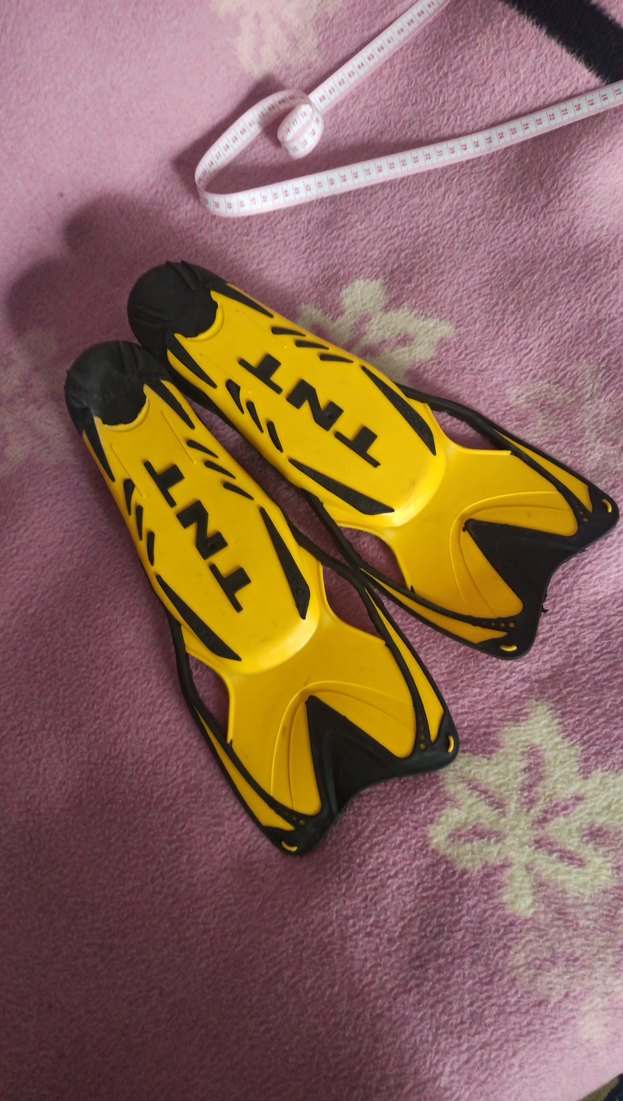 TNT Profesyonel Yüzme ve Dalış Paleti - Sarı/Siyah - Görsel 2