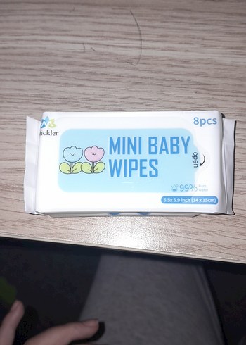 Mini Baby Islak Mendil 8'li Paket - Görsel 2