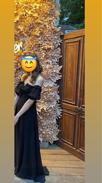 Abiye şık gece elbisesi siyah