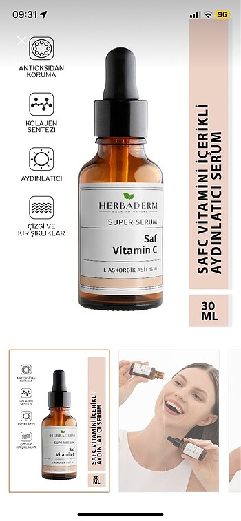 C vitamini serum