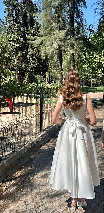 38 Beden beyaz Renk Nikah söz nişan elbisesi