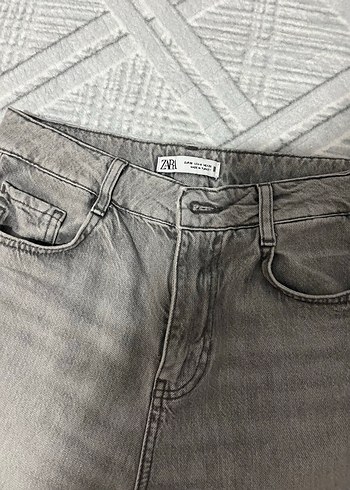 Gri Kadın zara Kot Pantolon