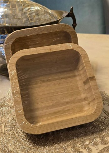 bambu kase 2 adet - Görsel 2