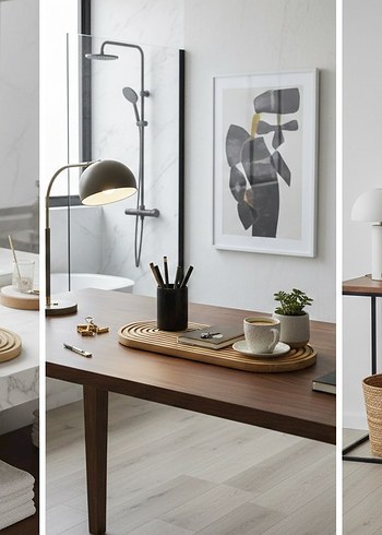 Oluklu Bambu sunumluk - Görsel 2