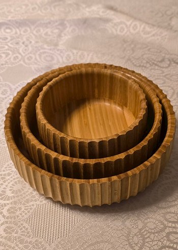 Bej Parlak Bohem Tarzı Tabak Seti - Görsel 3