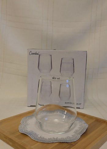 4'lü Cam Su Bardağı Seti - Görsel 2