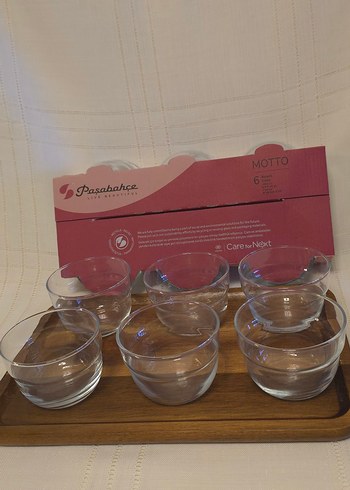 Paşabahçe Motto 6'lı Cam Kase Seti - Görsel 2