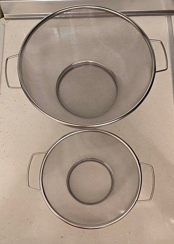 Gümüş Süzgeç Seti - Görsel 3