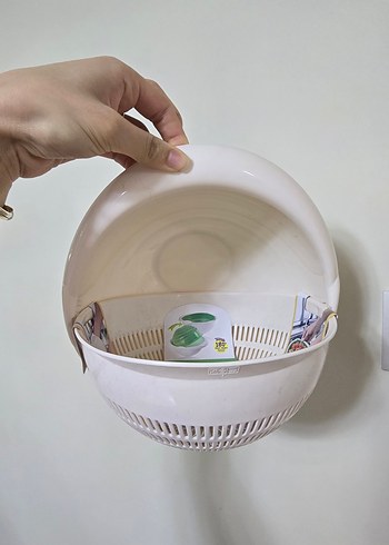 Beyaz Plastik Süzgeç Seti - Görsel 3