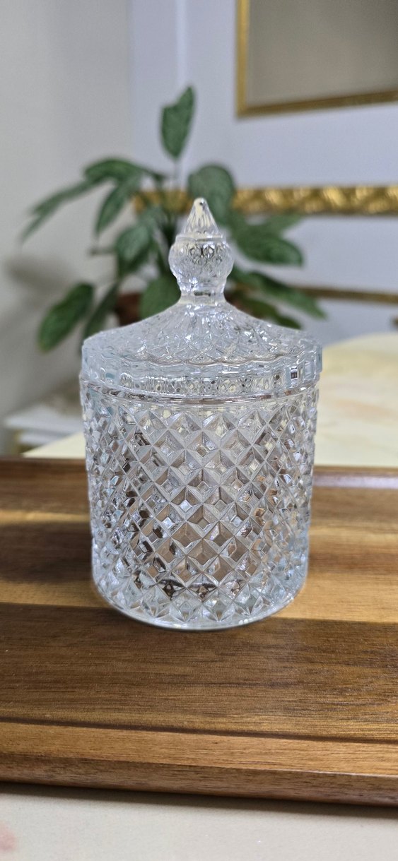 Beyaz Kristal Görünümlü Şekerlik - Görsel 3