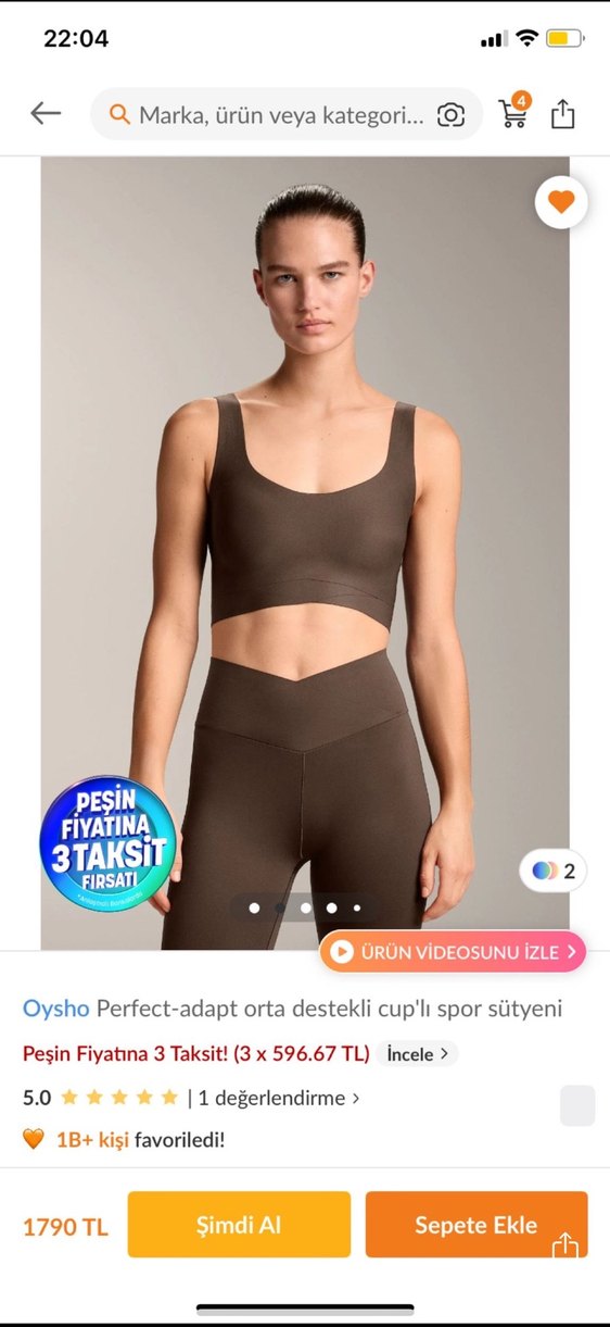 Oysho spor sütyeni - Görsel 3