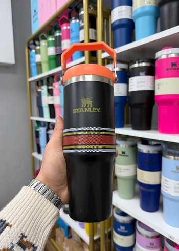 Pastel Pembe Stanley Termos Şişe - Görsel 11