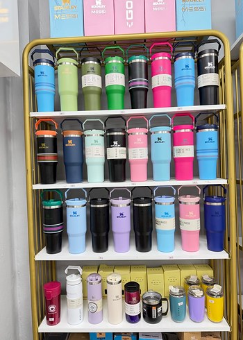 Pastel Pembe Stanley Termos Şişe - Görsel 18