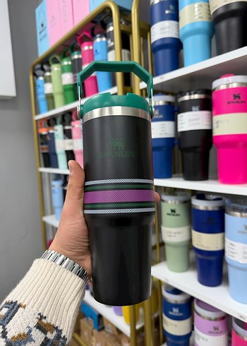 Pastel Pembe Stanley Termos Şişe - Görsel 12