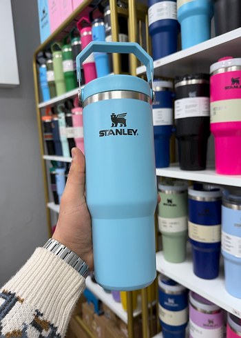 Pastel Pembe Stanley Termos Şişe - Görsel 7