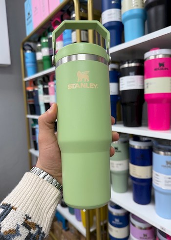 Pastel Pembe Stanley Termos Şişe - Görsel 3