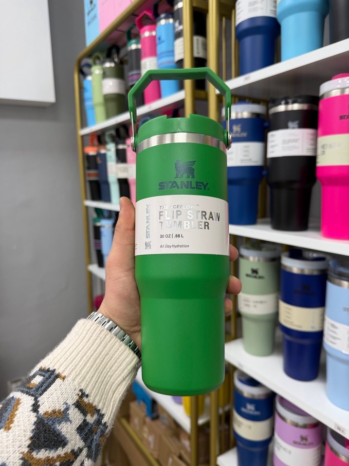 Pastel Pembe Stanley Termos Şişe - Görsel 2