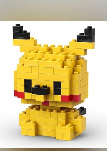 Pikachu Mini Yapı Blokları Seti 166 Parça - Görsel 2