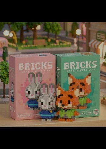 Renkli Bricks Mini Lego Figür Setleri - Görsel 10