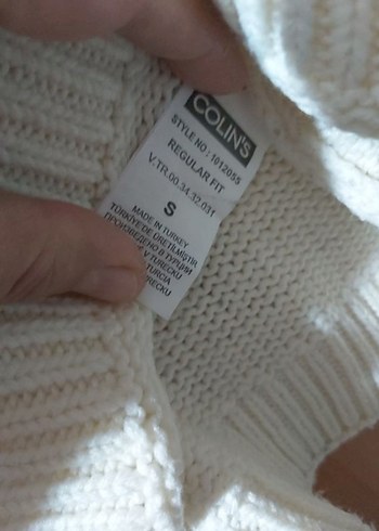 Collins small krem renk kazak - Görsel 4