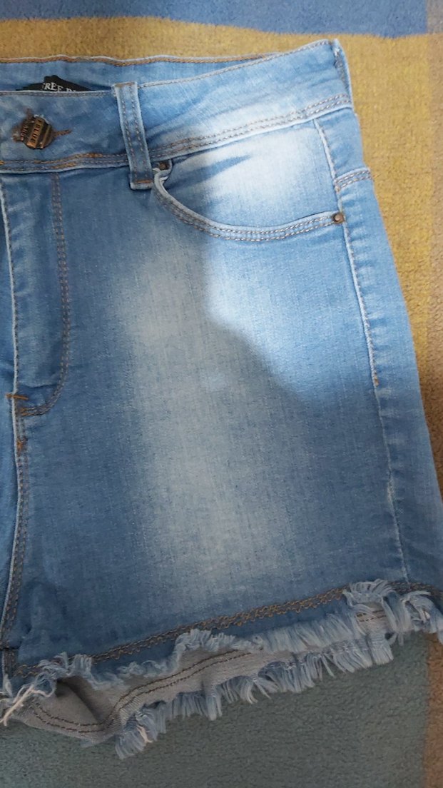 29 beden açık mavi Mini kot Şort - Görsel 2