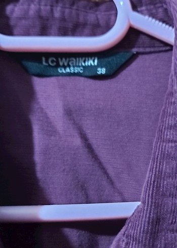 38 beden bordo ince fitilli kadife gömlek - Görsel 5