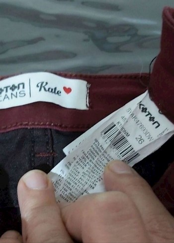 Koton marka 36 beden bordro jean - Görsel 4