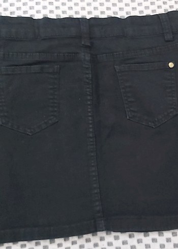 siyah mini L beden kot etek - Görsel 2