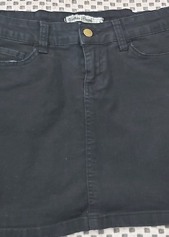 siyah mini L beden kot etek - Görsel 3