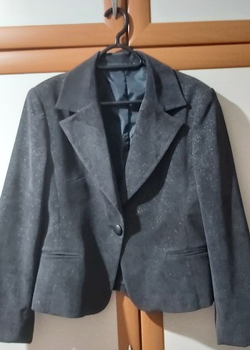 42 beden kadife kumaş ceket - Görsel 2