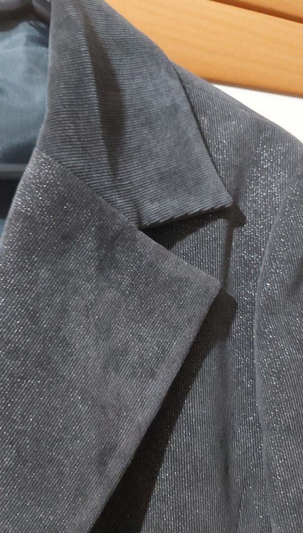 42 beden kadife kumaş ceket - Görsel 3