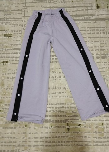 Kız Çocuk Mor Uzun Kollu Pamuklu alt üst takım 11 12 yaş - Görsel 3