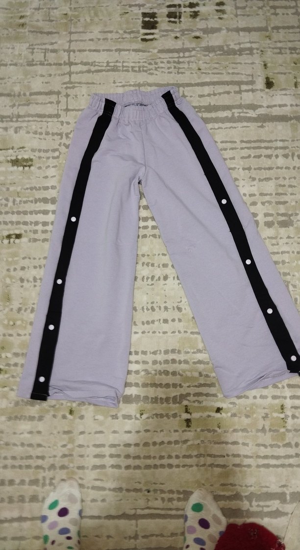 Kız Çocuk Mor Uzun Kollu Pamuklu alt üst takım 11 12 yaş - Görsel 3