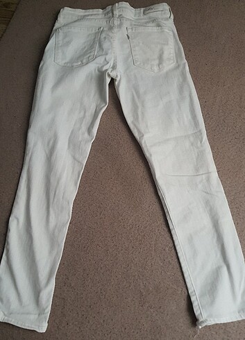 28 Beden beyaz Renk Beyaz Pantalon 