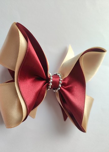 Bordo & açık sarı özel tasarım toka - Görsel 2