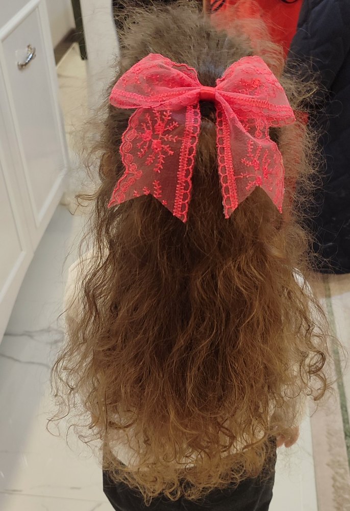  Kırmızı Dantel Toka  - Görsel 2