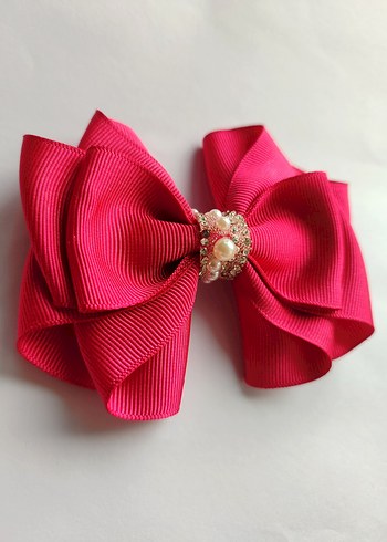 Pembe İncili fiyonk Toka - Görsel 2