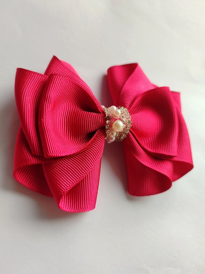 Pembe İncili fiyonk Toka - Görsel 2