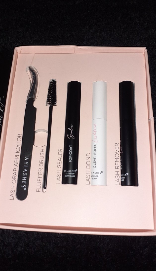 AyLashes Siyah Kirpik Seti sıfır paketi biraz zarar gördü - Görsel 4