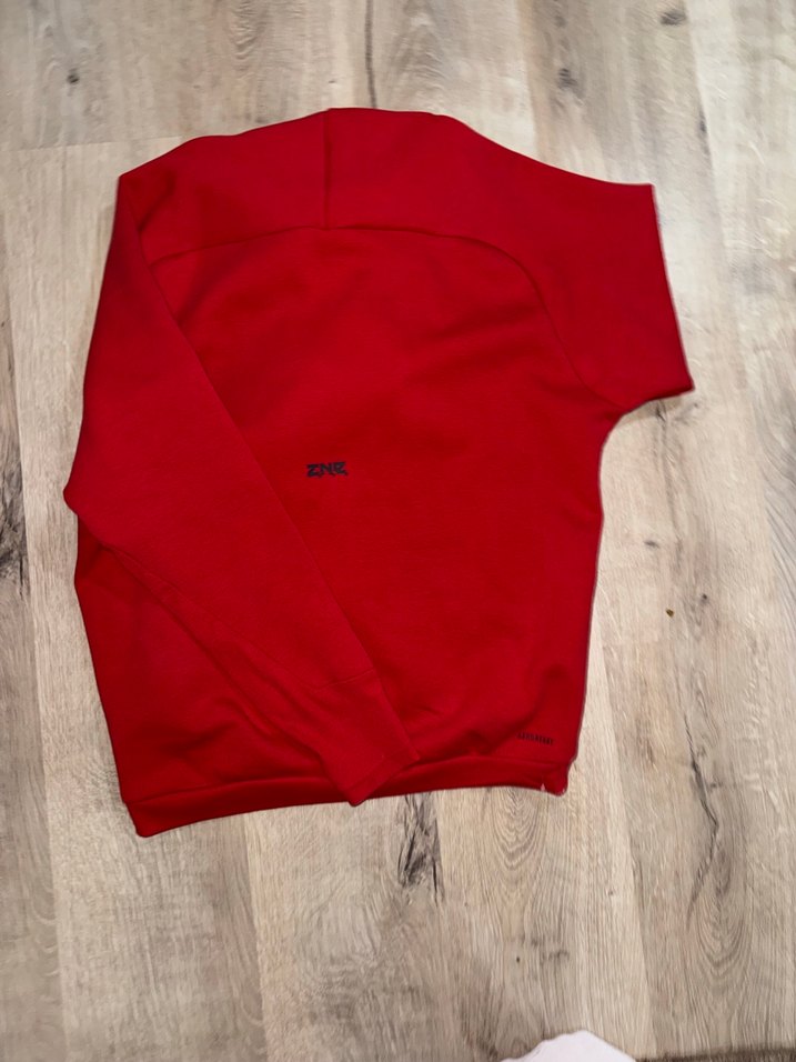 Adidas Kırmızı Fermuarlı Erkek ceket - Görsel 4