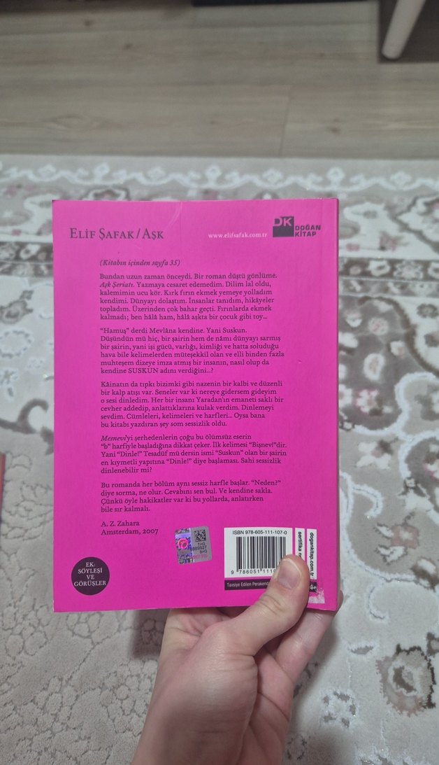 Elif Şafak - Aşk Romanı - Görsel 2