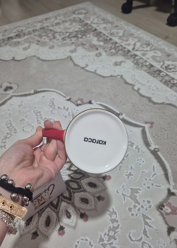 Karaca M Harfli Beyaz Kupa - Görsel 5