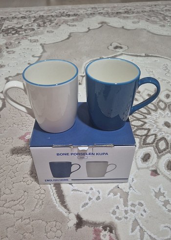 English Home Bone Porselen Pastel Kupa Seti - Görsel 2