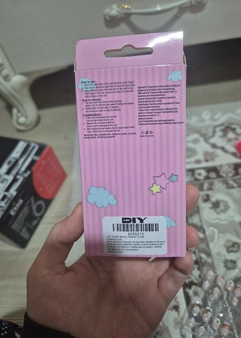 Pembe Pastel Tırnak Süsü Seti - Görsel 2