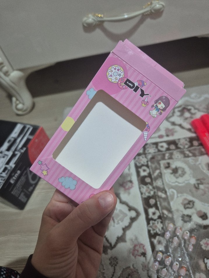 Pembe Pastel Tırnak Süsü Seti - Görsel 3