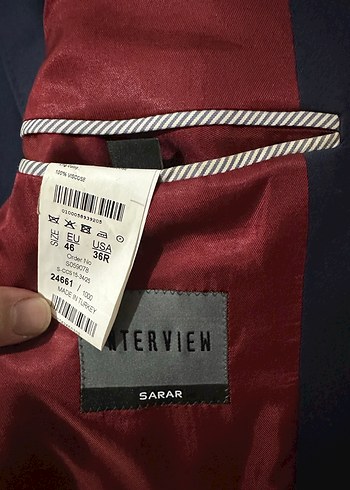 SARAR Waterview Lacivert Ceket / Blazer  EU 46 (36R) 2. El - Görsel 2